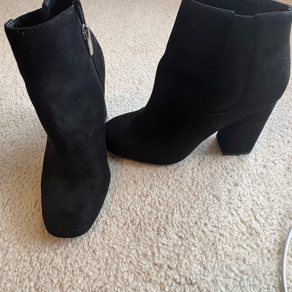 Marc Fisher Black Ankle Booties